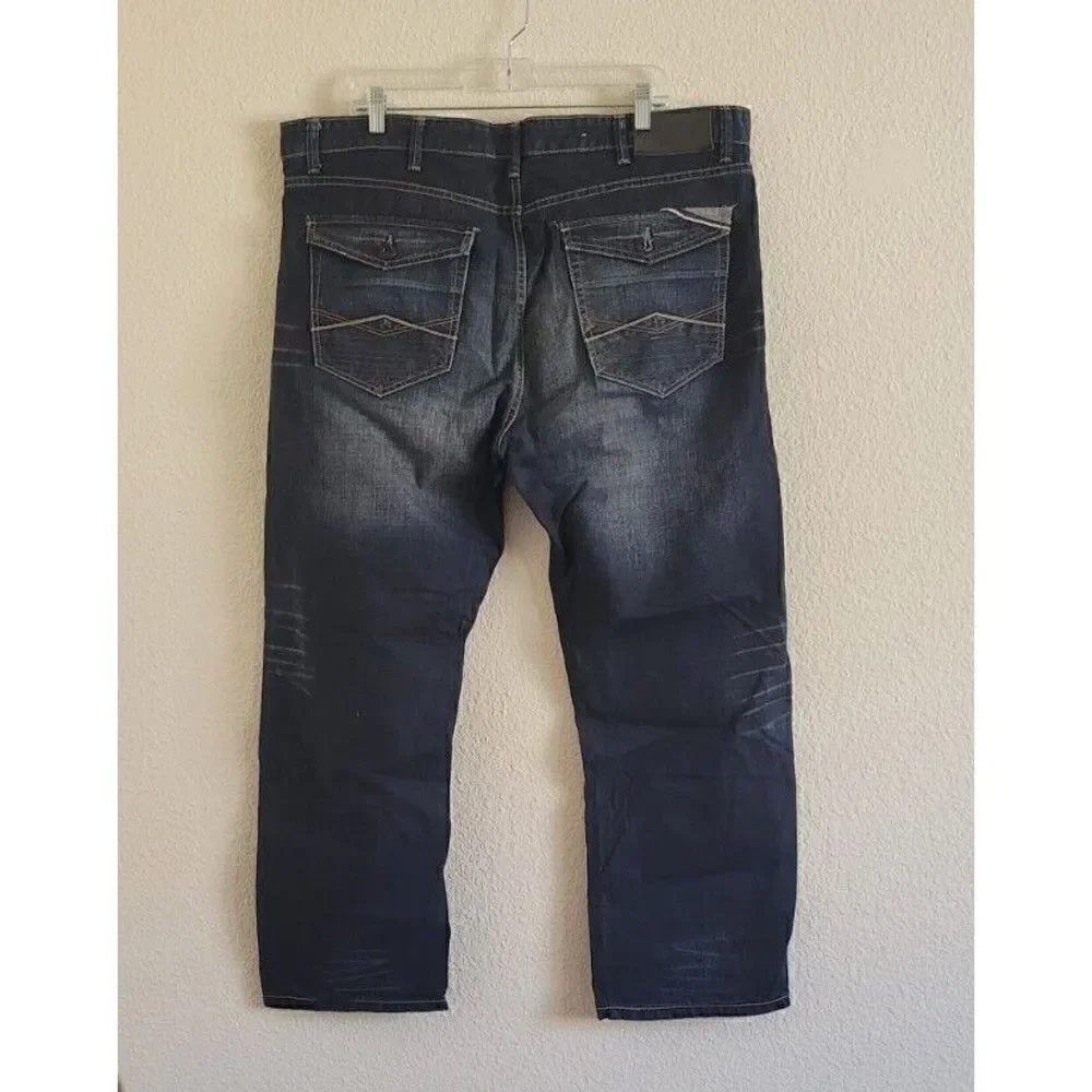 Sean John Hamilton Classic Relaxed Fit Blue Jeans Men's Size 40x30